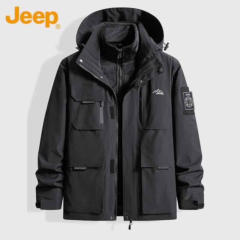 JEEP Men's 3-in-1 Outdoor Tactical Jacket