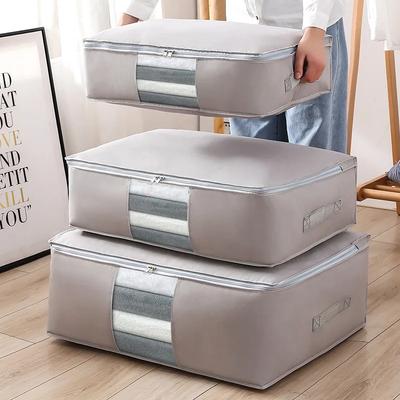 1 Stück Faltbare Aufbewahrungstaschen für Kleidung und Bettdecken Extra Große Kapazität für Umzug und Verpackung Aufbewahrungstaschen Küchenorganisator