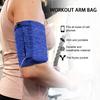 Universal Sports Armband Cell Phone Container Soft High Elastic Ultra-light Solid Color Exercise Workout Armband Sleeve