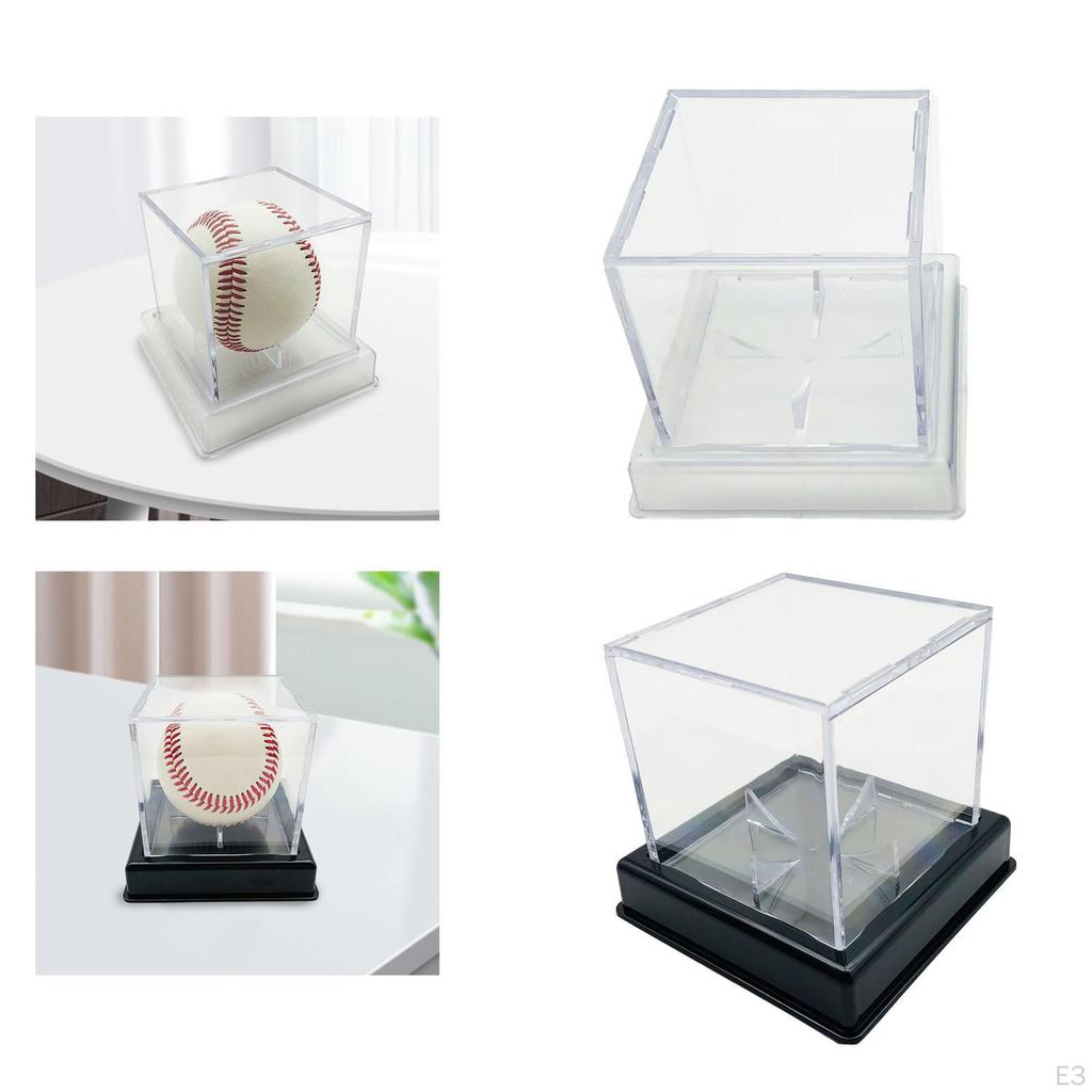 Acrylic Display Box for Baseball And Tennis Balls, Storage Case Collectibles