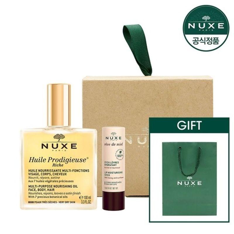 Nuxe Multi Rich Oil 100ml + Stick Lip Balm 4g Set