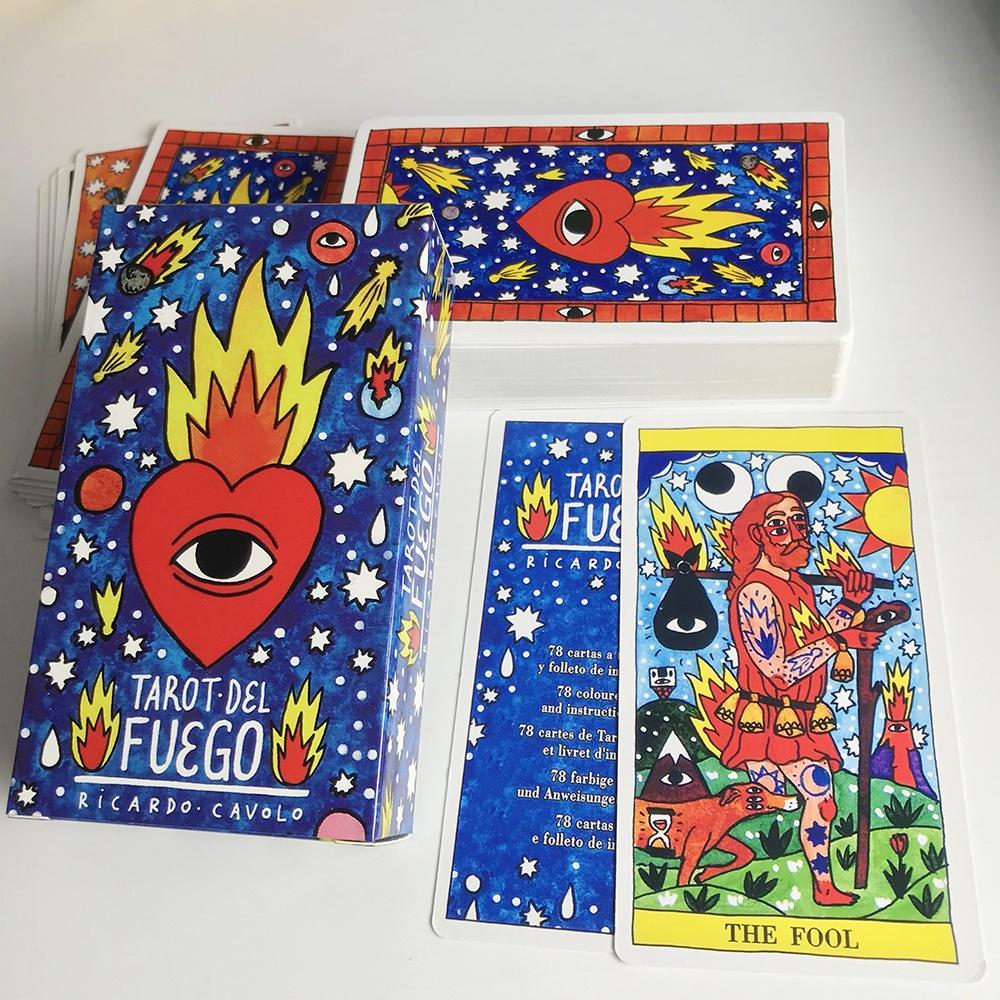 Tarot Del Fuego Tarot Deck Oracles Guide Game Toy Fournier Tarot Del Fuego Por Ricardo Cavolo Baraja