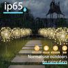 Solar LED Garden Lights - 8 lighting modes,colorful color-changing decorative lights,energy saving,garden lighting,stylish design,durable construction