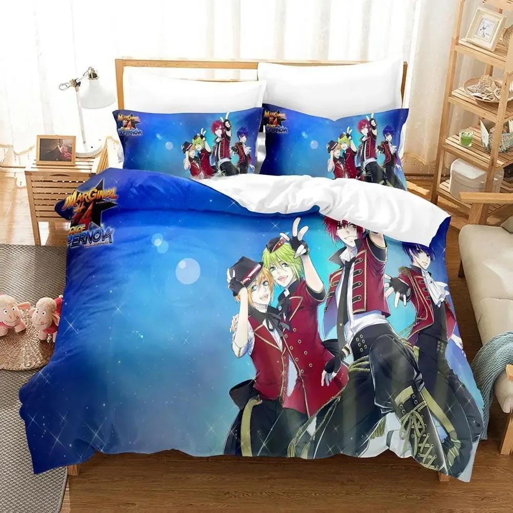 

New 3d Print Anime Marginal #4 Beding Set Young Boys Young Girls Twin Quen King-Sized Dimensionsd Dimensions Soft Duvet Cover Pilowcase Bed boys Adult 100*200cm Single