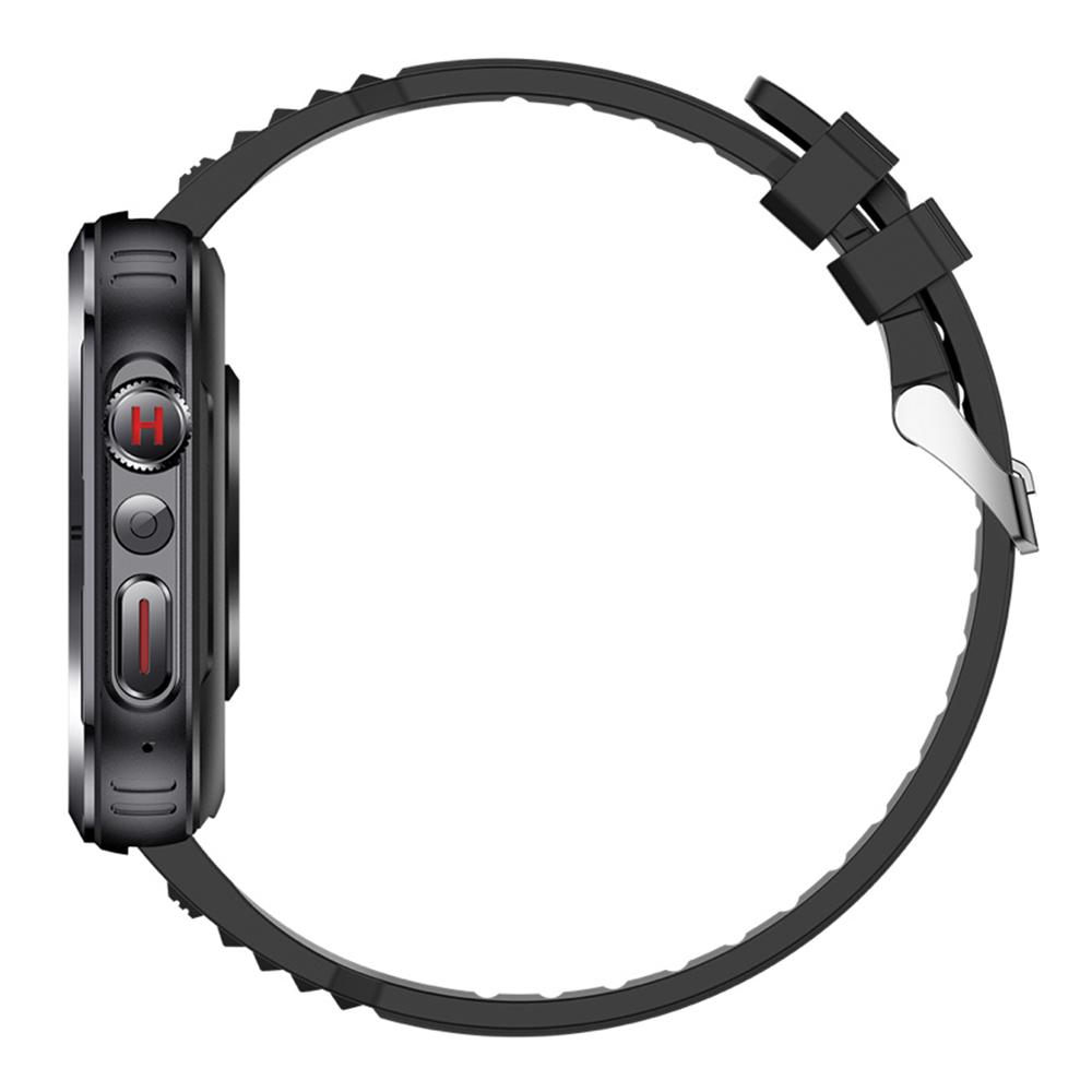 MK86 2,01-Zoll Quadratischer Bildschirm Bluetooth-kompatibel Anruf Smartwatch Gesundheitsüberwachung Wasserdicht Sportuhr mit LED-Licht