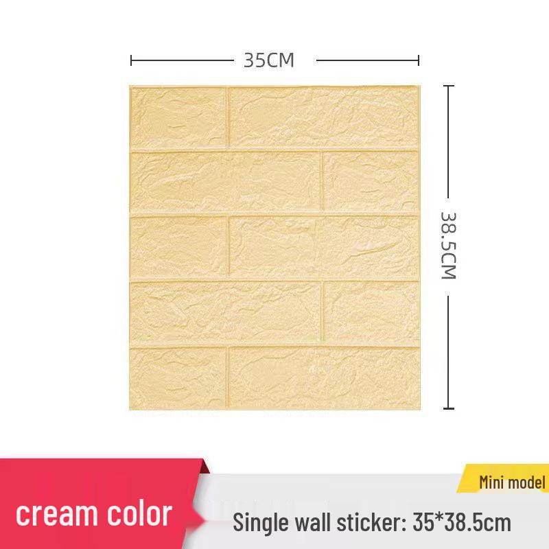 3D Waterproof Foam Wall Stickers for Ceiling and Background Decoration