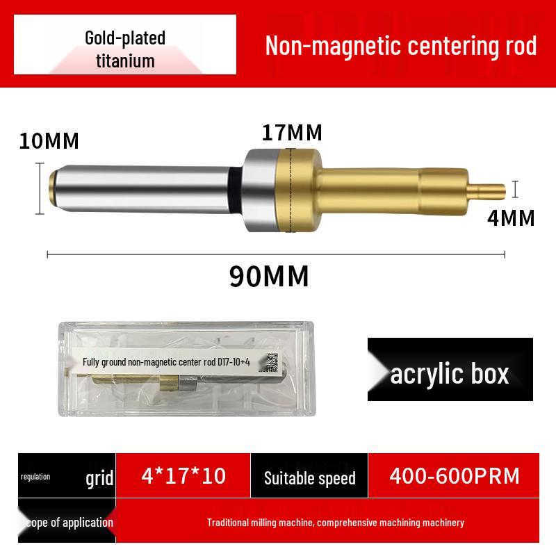 High-Precision Non-Magnetic Ceramic Optical CNC Edge Finder Tool