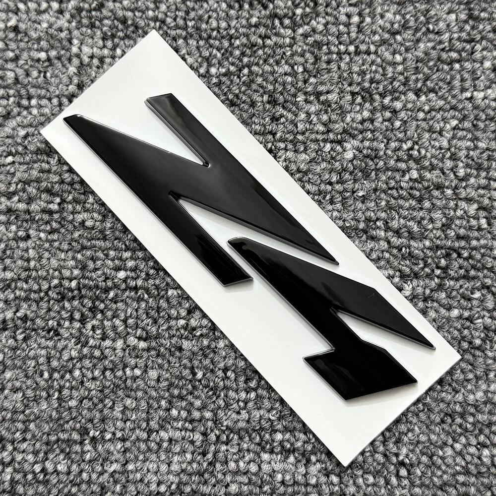 1Pc Z4 3D Letter Trunk Badge Rear Car Emblem Sticker Decal (Gloss Black)