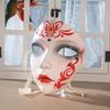 Hand Painted Mask Halloween Party Mask Full Face Mask Masquerade Mask for Women Men Cosplay Halloween Costume Accessory