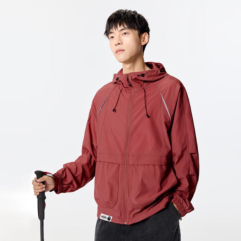 Fingercroxxit Men's Outdoor Hooded Sun Protection Jacket