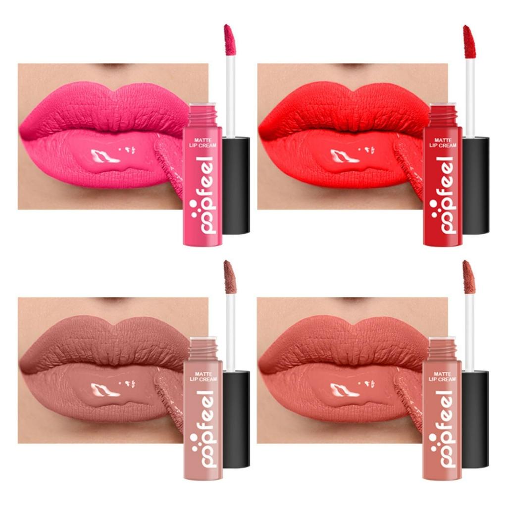 POPFEEL Full Beauty Make-up Kosmetik 27 Kosmetisches Lidschatten-Eyeliner-Highlighter Kosmetisches Geschenkset, Stücke, Anfänger-Set, Lippenstift, Lippenstift,