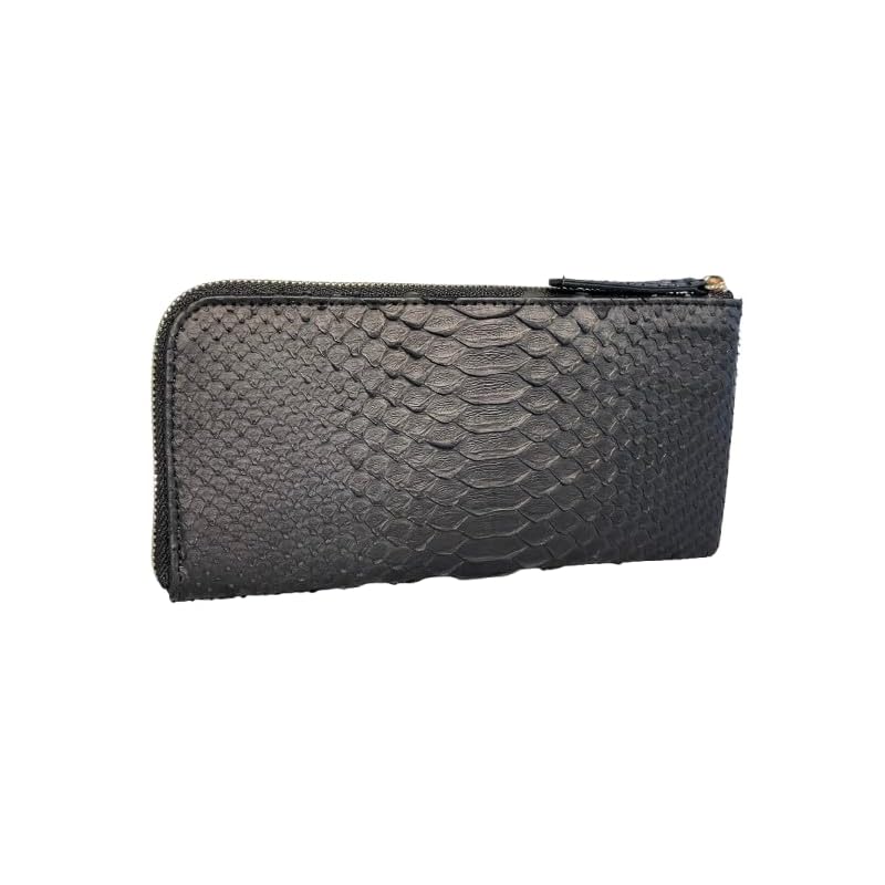 

[GUODI] long wallet L-shaped zipper type python genuine leather ladies men s HJ-PY1756 snakeskin snakeskin snakeskin wallet wallet Life unisex unisex