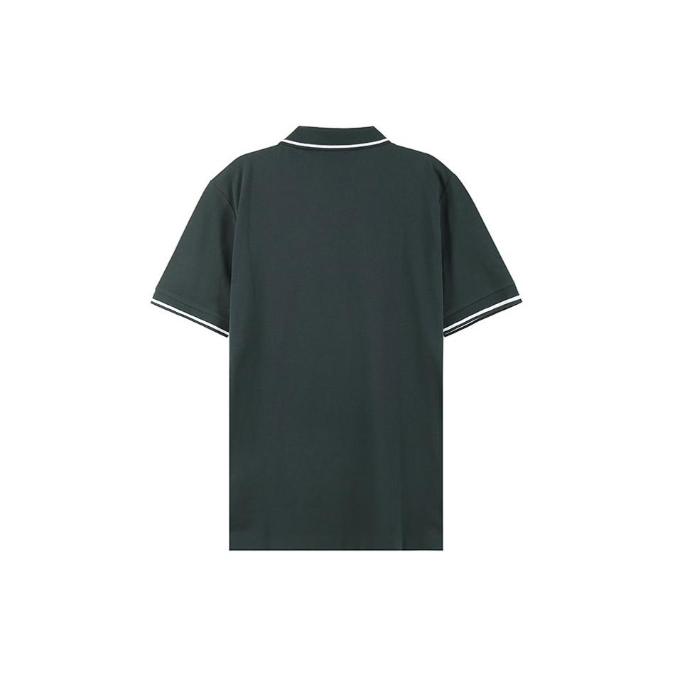 HUGO BOSS Polo Shirts Men's Dark Green Polo Collar Moderate Straight Fit 50486202-350