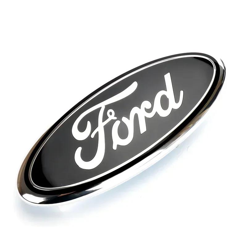 Car Sticker For Ford 17.5/23CM Car Head Cover Emblem Rear Cover Sticker Decoration for Ford Mondeo Fusion Focus Fiesta Kuga Edge