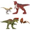 Mattel JURASSIC WORLD Mini Figure Box Assortment 2023 3rd Edition Years Old and [Blind Pack] [Dinosaur Toy] [3 Up] 986F-GWP38