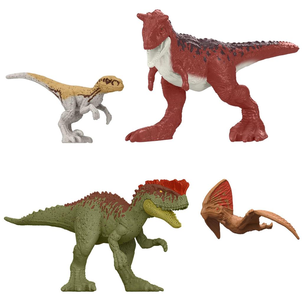 Mattel JURASSIC WORLD Mini Figure Box Assortment 2023 3rd Edition Years Old and [Blind Pack] [Dinosaur Toy] [3 Up] 986F-GWP38