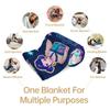 K Pop Demon Hunters Flannel Throw Blanket Soft Warm Lightweight Winter Blanket for Living Room Home Camping Travel Fan Gift
