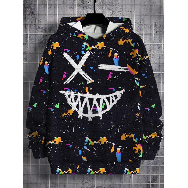 

XO Eye Clown Hoodies for Kids Clothes Boys Clothing Clothes Child Girl Cartoon Children s Fashion Girl Sweat Shirt Outdoor Boy s