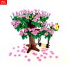 MOC Bricks Green Tree Series Construction Building Blocks Plant City Garden Street Lake View Park Jungle Christmas Toys For Kids