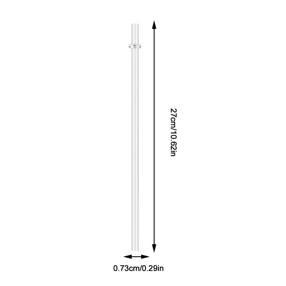 25Pcs Multicolor Solid Straws With Rings Rigid Straws Reusable Pp Straws Colorful Straws Home Partie Milk Juice Drinks