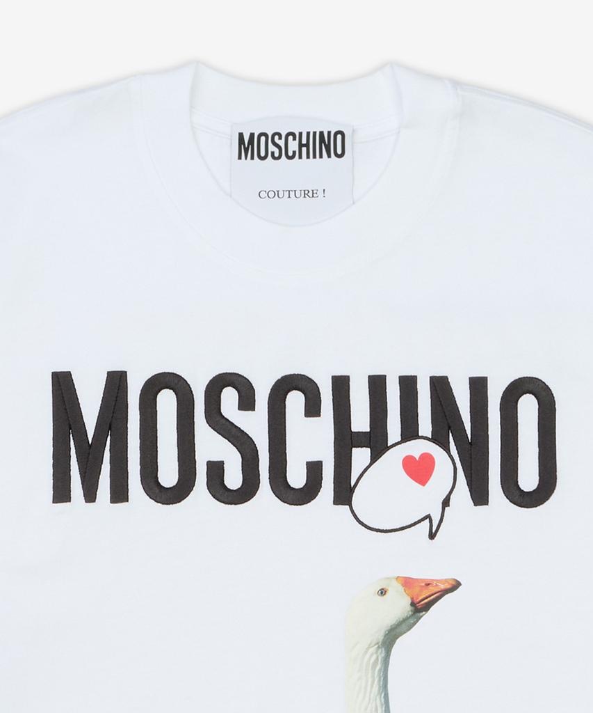 MOSCHINO Goose T-Shirt - White / Aef251Ea071505411001