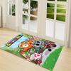 1Pc Bunny Friends Adventure Carpet Rug Customizable Soft Washable Antislip Home Living Room Sofa Mats Personalized Rug 0917291