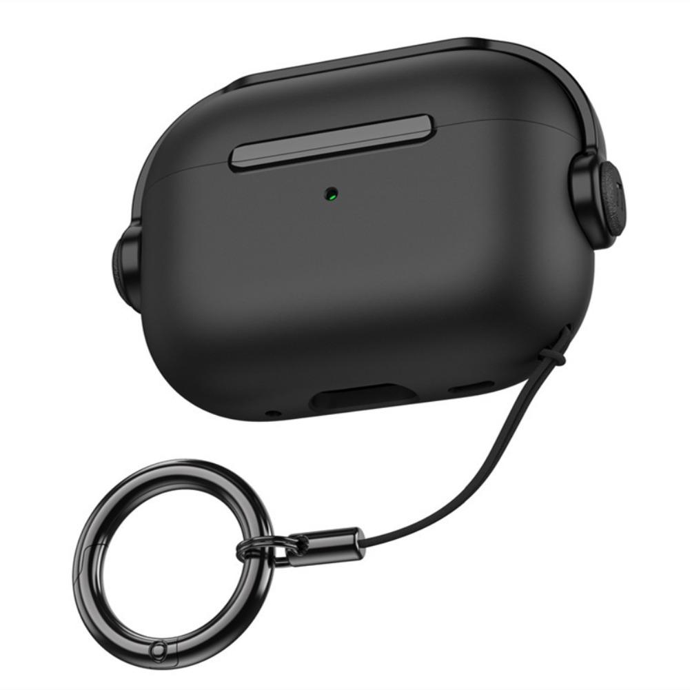 For Airpods Pro 1st 2nd Generation TPU Case With Keychain Wireless Earphone Protective Case Accessories