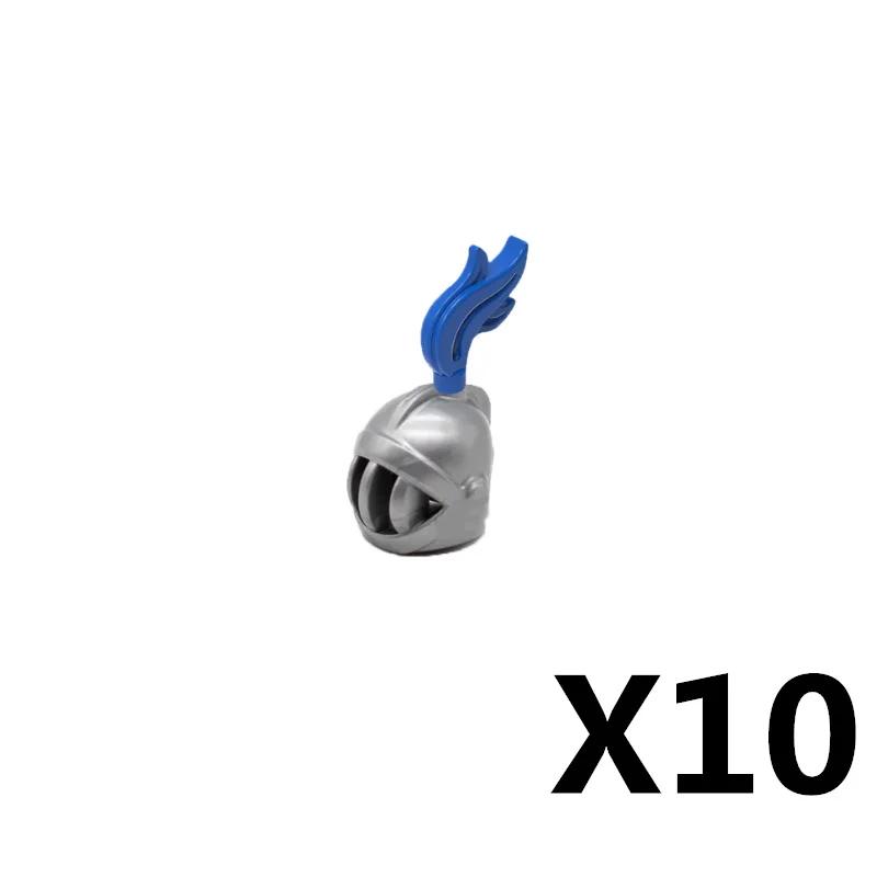 Medieval Knight MOC Building Block Helmet Mask Soldier Weapon Short Trident Shoulder Armour Vest Gun Hoe Axe Sword Toy Gift K049