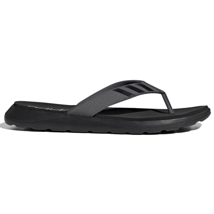 Adidas Comfort Flip Flops Core Black Grey