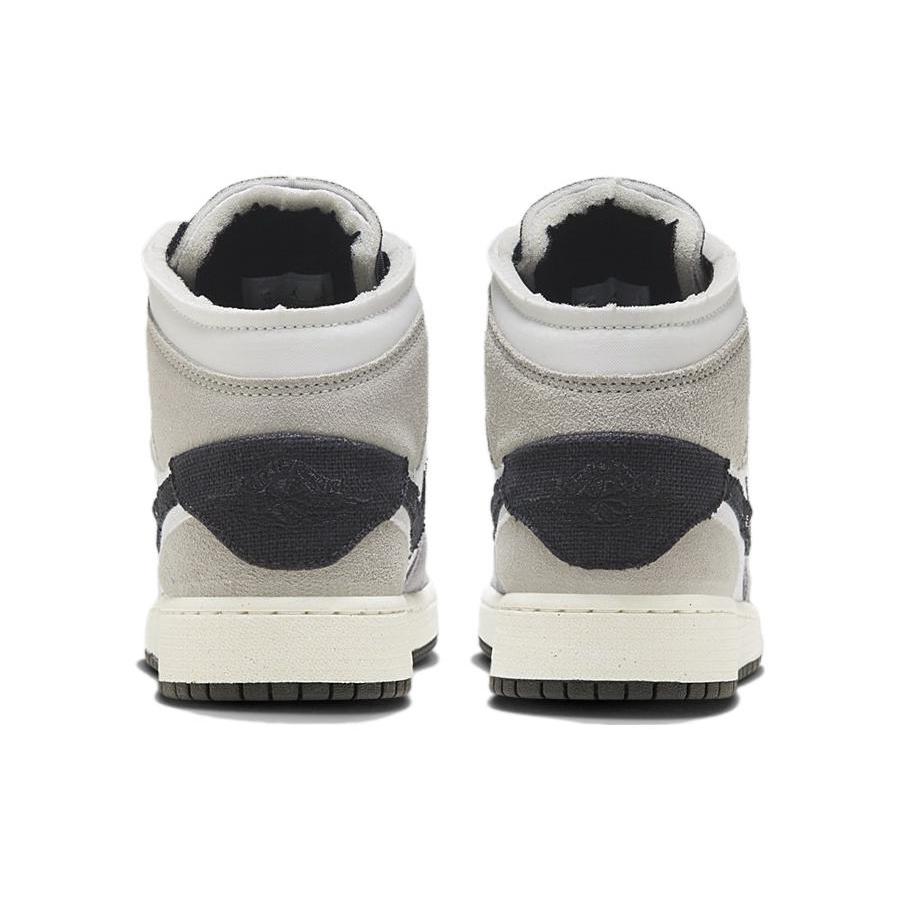 (GS) Air Jordan 1 Mid SE Craft 'Inside Out - Cement Grey' Kids' FD9091-002