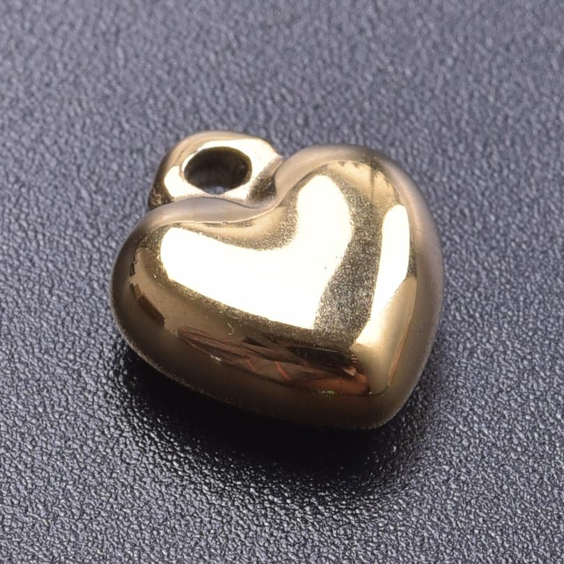 6pcs/Lot Mutlistyle Stainless Steel Heart Charms For Jewelry Making Supplies Sun Dragon Three-Dimensional Love Pendant Breloques