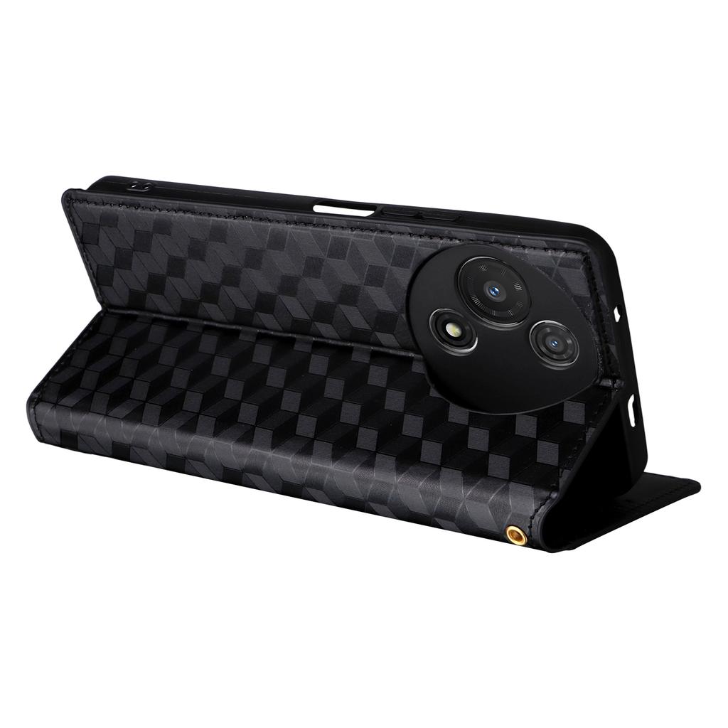 För TCL 60R 5G/60 5G Fodral Plånbok Rombpräglat Läder Telefonskydd