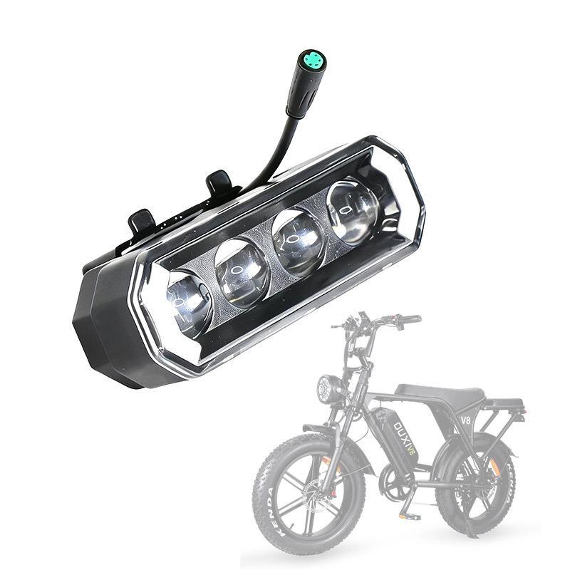 Ouxi V8 Electric Bike Accessory Modified Front Light 5 Pin With Turn Signals for Ouxi V8 Fat Bicycle Parts Replacement