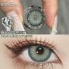 Eyeshare 2PCS New Fashion Color Contact Lenses Blue Glasses Lenses Brown Natural Beauty Lenses Green Fashion Lenses