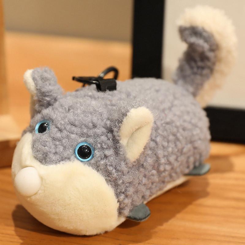 Otter Crocodile Fox Cat Bee Husky Bubble Plush Toys With Pp Cotton Kids For