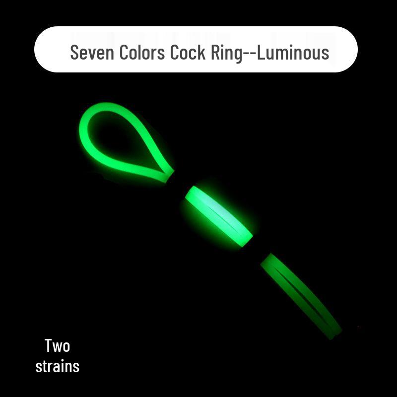 Adjustable Luminous Testicle Ring for Men - Anti-Shedding Erotic Restraint in Stock