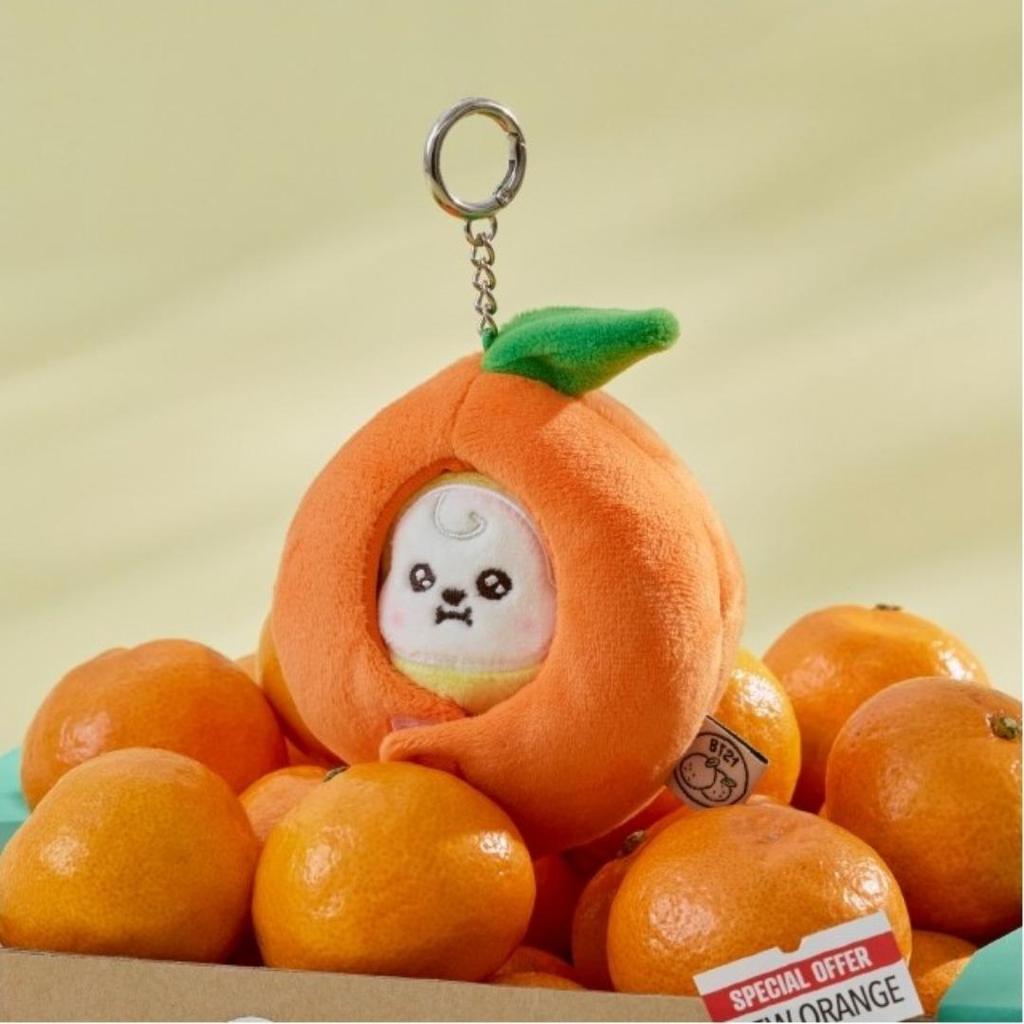 BTS Baby Plush Keyring Orange Party