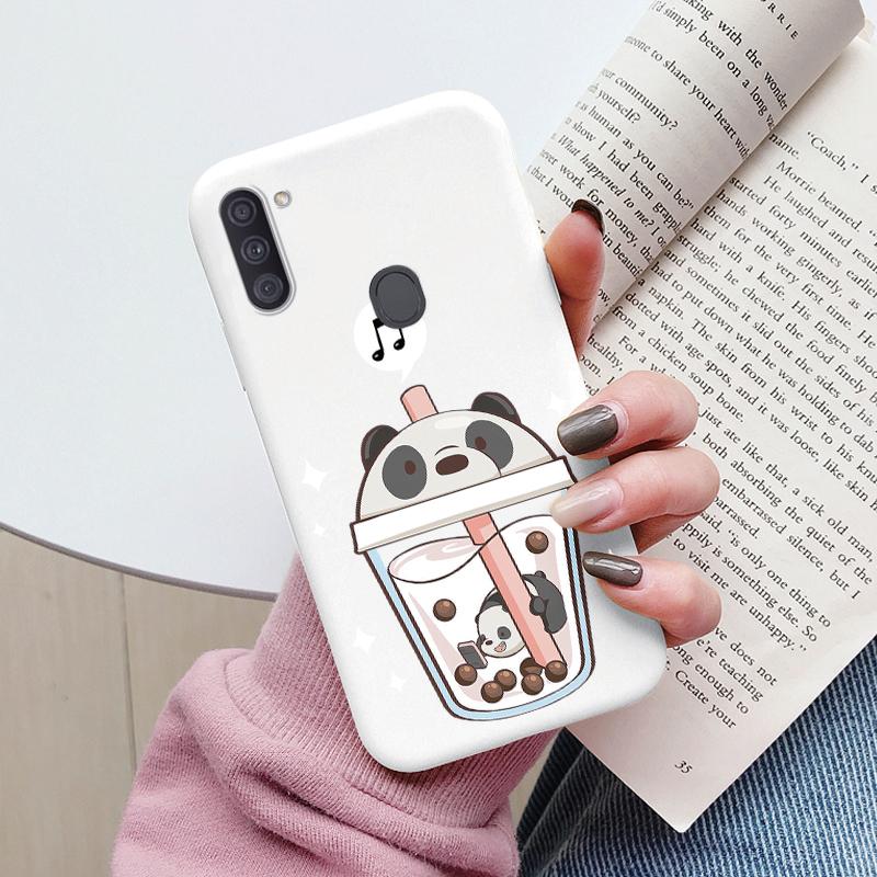 Soft Case For Samsung Galaxy A11 M11 Phone Cover Cute Flowers Butterfly Fundas TPU Coque For Samsung A11 A 11 M GalaxyA11 Bumper