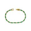 Light Luxury Girls Titanium Steel Colored Diamond Gold Bracelet Does Not Fade, Light Luxury High-End Stainless Steel Jewelry
