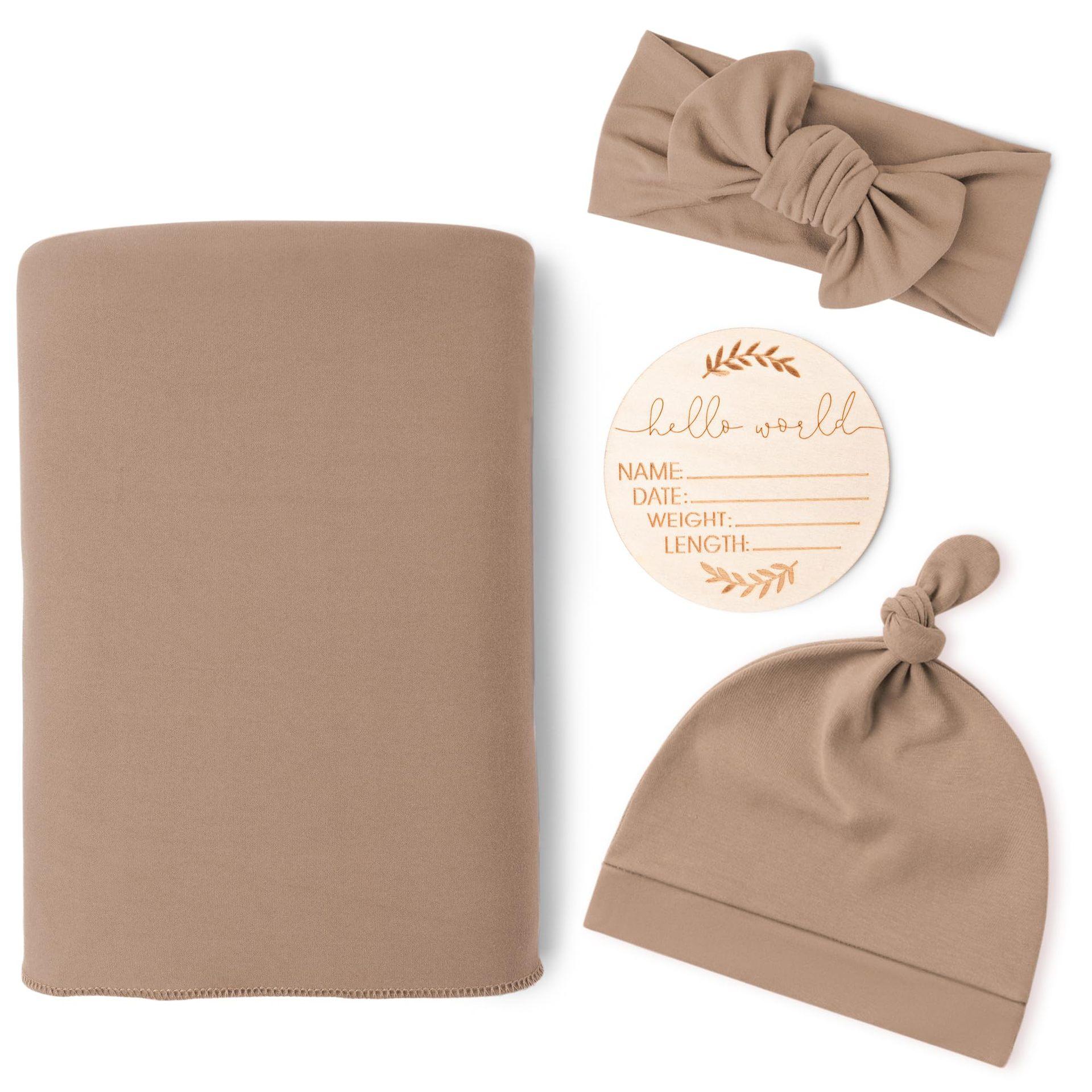 4pcs 80cmx80cm Baby Swaddle Set Newborn Polyester Cotton Solid Knitted Jacquard Wrap Blanket Set of Four Summer Spring Winter 80cm colore di stampa le