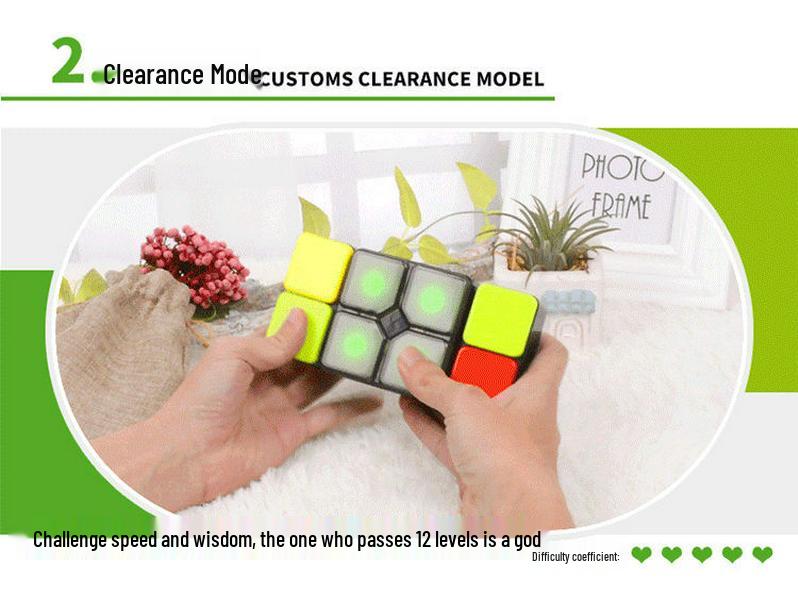 Cross-Border Music Magic Cube Flipslide Handheld Game