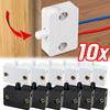 Wholesale Automatic Reset Cabinet Light Control Switch Wardrobe Closet Pantry White Black Normally Closed Lamp On Off Switch