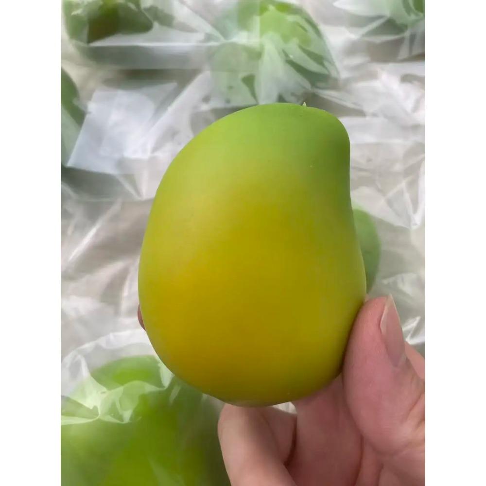 Trending Handmade Soft Mango Stress Ball Fidget Toy Elasticity Squeeze Ball Round Blocks Filled ASMR Anti Stress Toys for Adults