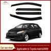 Toyota Matrix 2009 Acrylic Window Rain Guards Sun Visors - Car Exterior Accessories