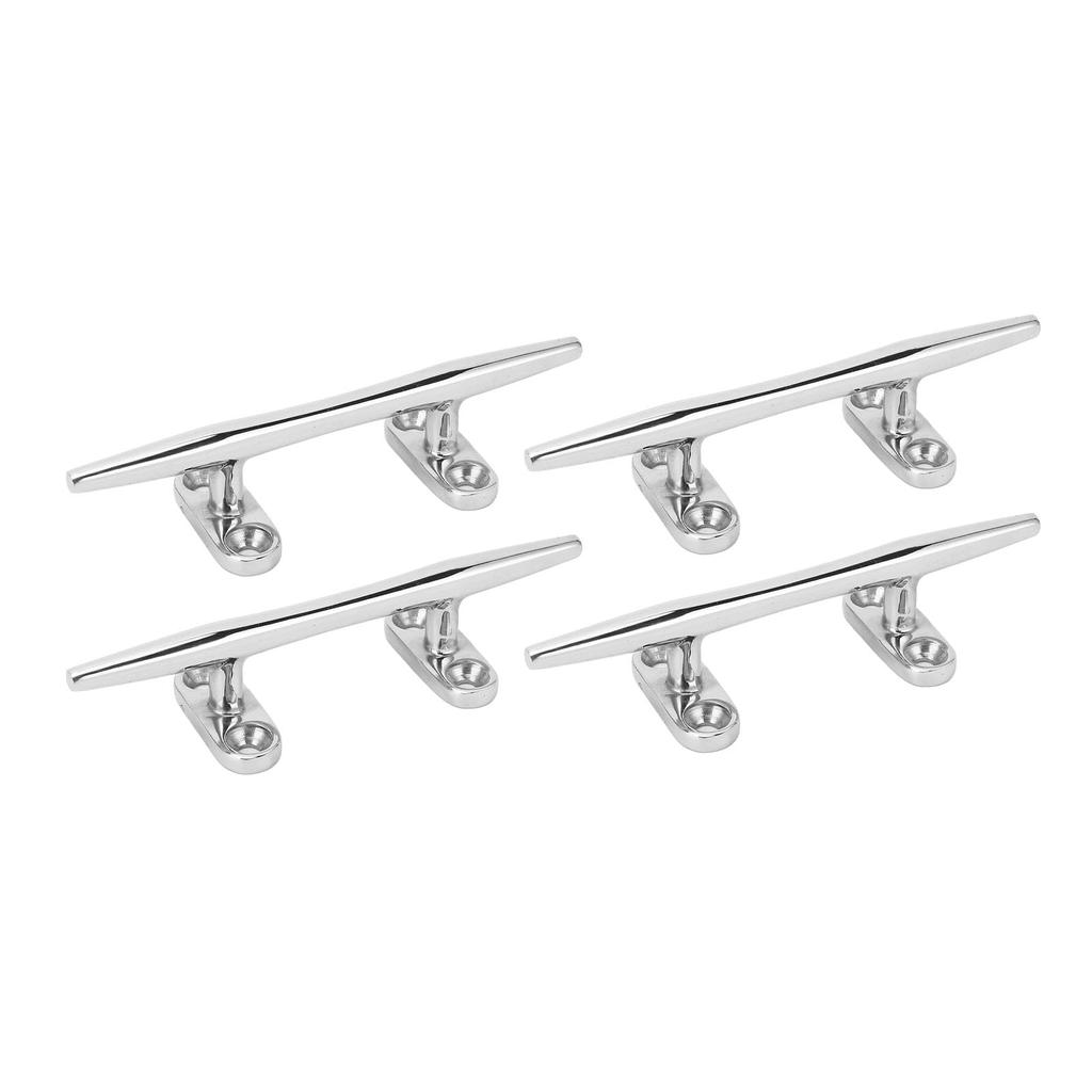KIMISS 5" Boat Cleats 316 Stainless Steel Heavy Duty Rope