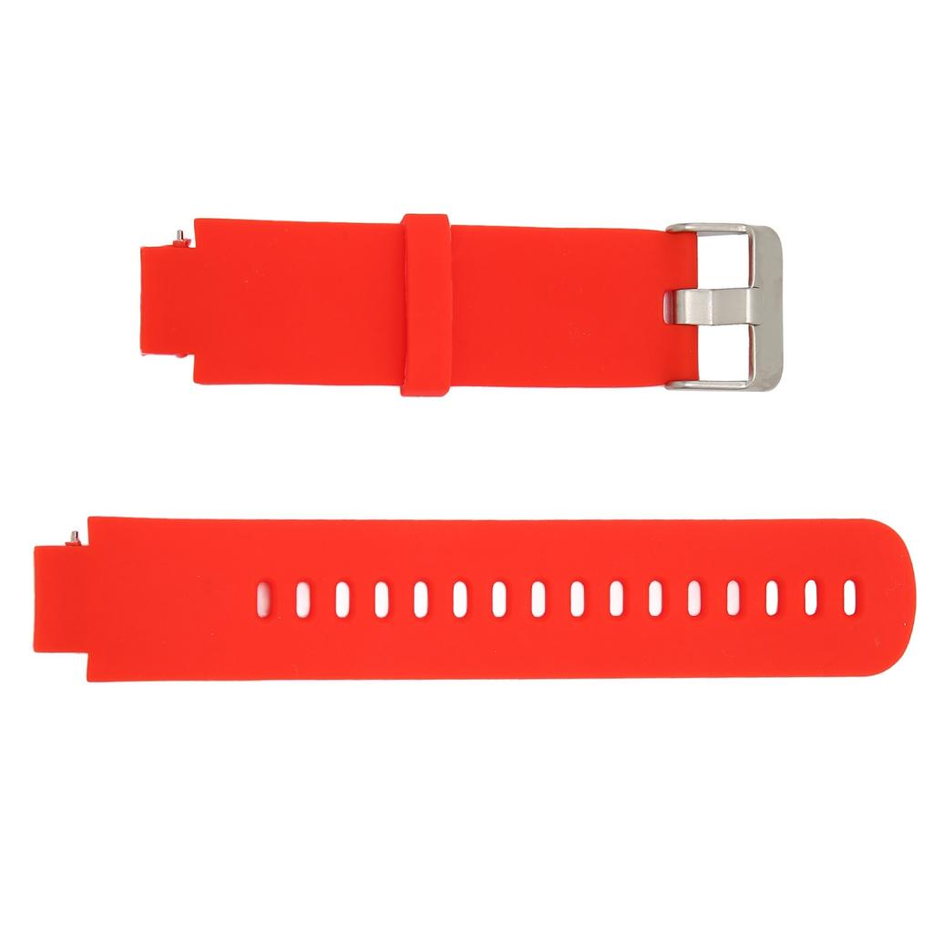 Smartwatch Replacement Band Silicone Watch Wrist Strap Single Color for Amazfit Verge 3Red