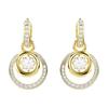 Swarovski Hyperbola Water Drop Design Cubic Zirconia Earrings Unisex Earrings White 5738249