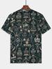 Coffee Beans Pattern Men's Round Neck T-Shirt | 3D Printed Casual Summer Top for Outdoor Activities & Fitness | Stylish and Breathable Design Perfect