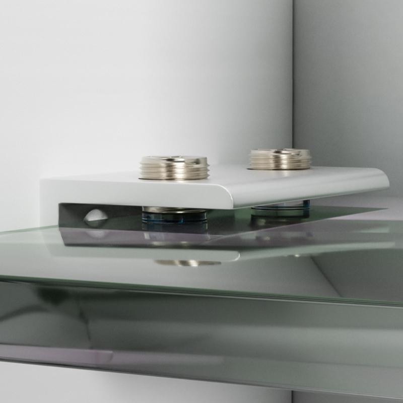 Modern Metal Glass Clips Multipurpose Glass Brackets Multifunction  Metal Glass Fixtures for DIY Projects & Retail Displays