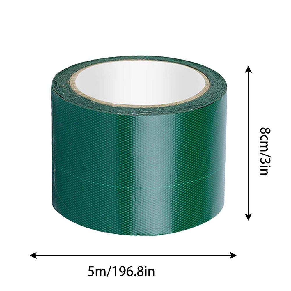 Waterproof PVC Tent Repair Tape Rainproof Tarpaulin Adhesive Tape Outdoor Awning Repairing Tape Gummed Tape Film Repair Paste